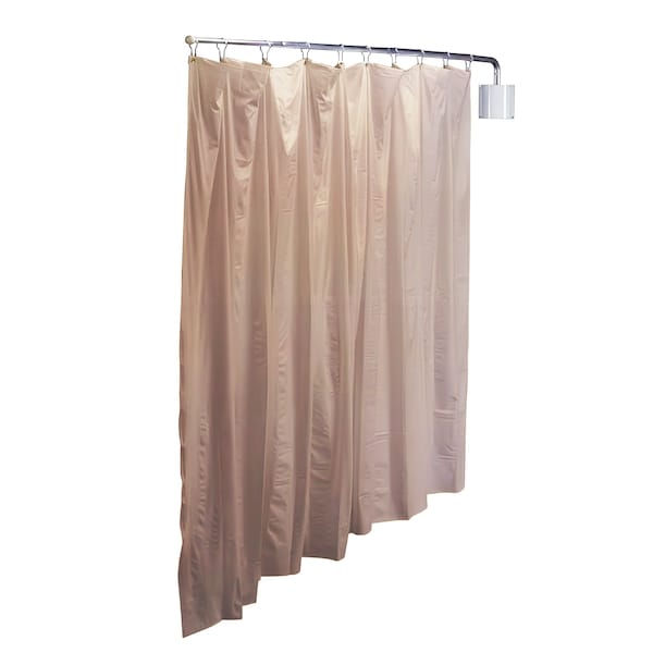 Designer Wall Mount Privacy Screen, 90in x 72in, Beige